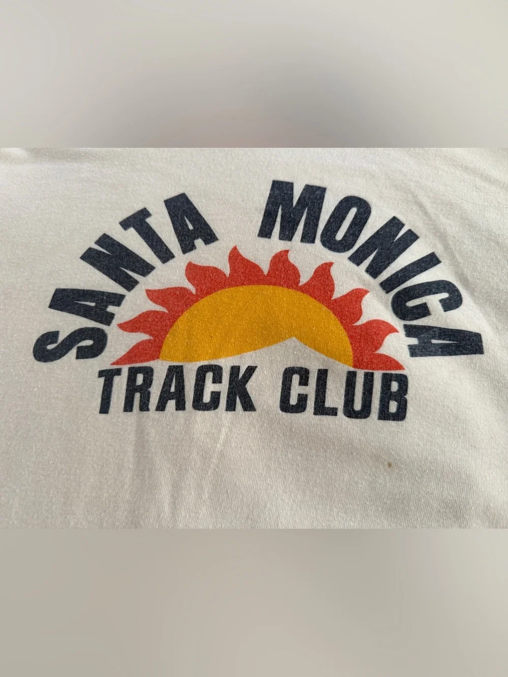 Vintage Men’s Nike Santa Monica Track Club White Hoodie